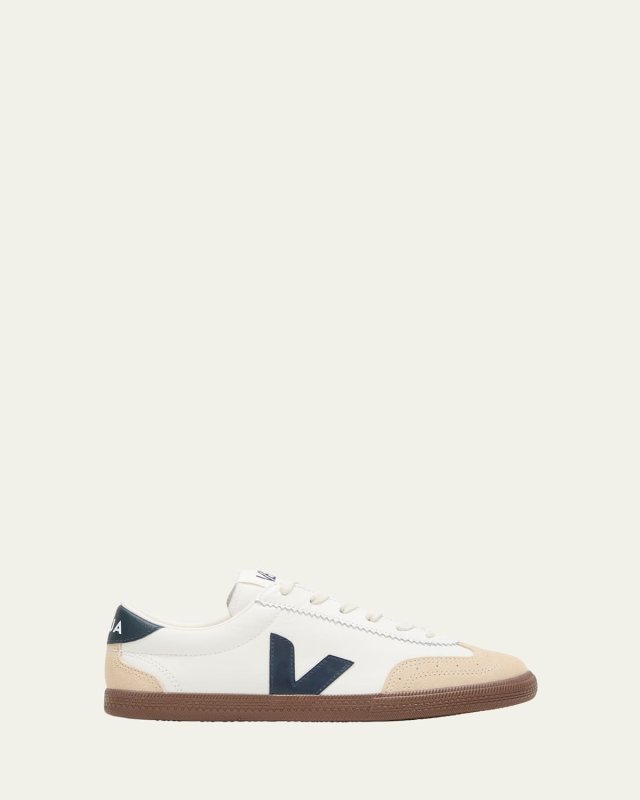 Volley Tricolored Low-Top Court Sneakers